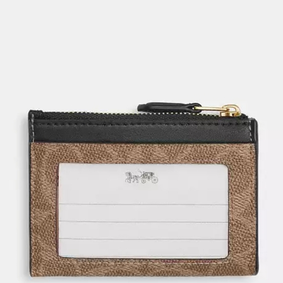 Coach  Mini Skinny ID Case In Signature Canvas With Floral Print - Picture 2 of 13